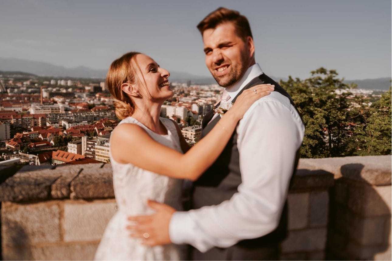 Ljubljana castle Dvor jezersek Wedding Photographer 47