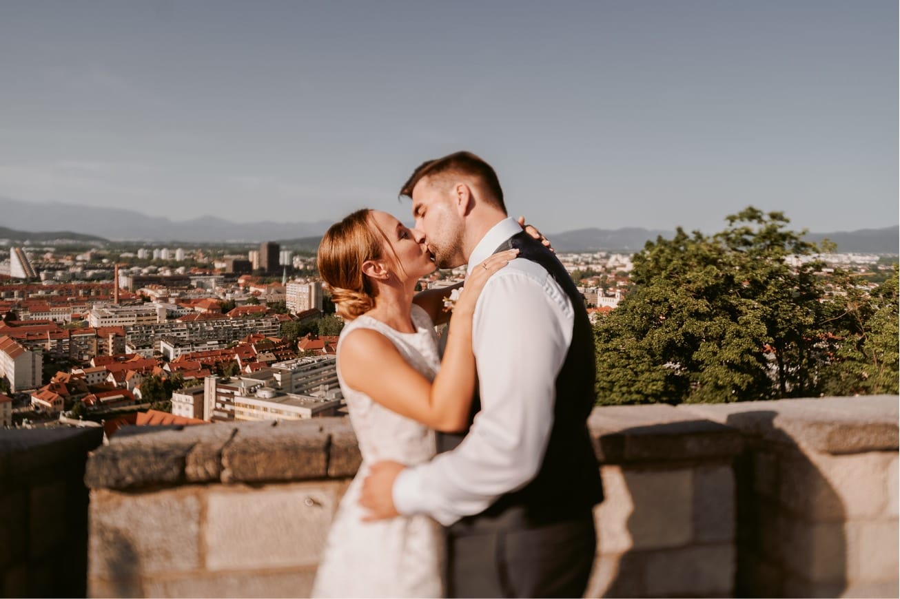 Ljubljana castle Dvor jezersek Wedding Photographer 48