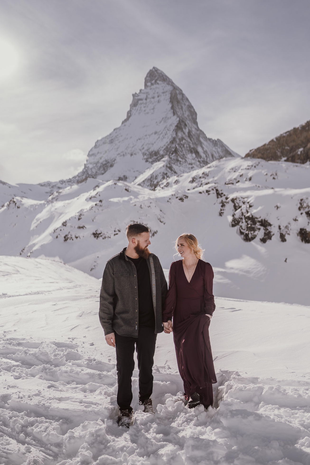 24 couple session matterhorn photographer elopement proposal