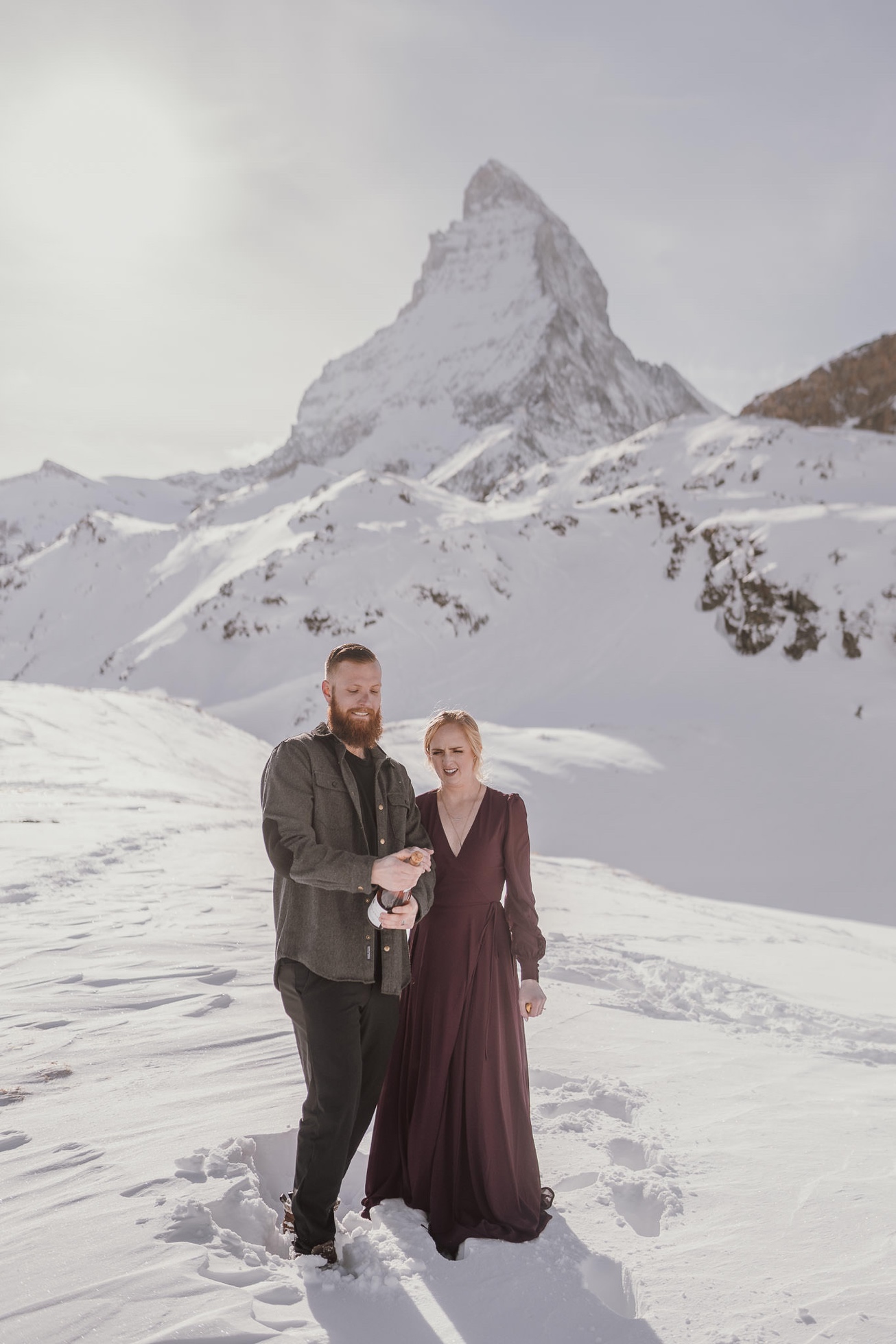 34 couple session matterhorn photographer elopement proposal