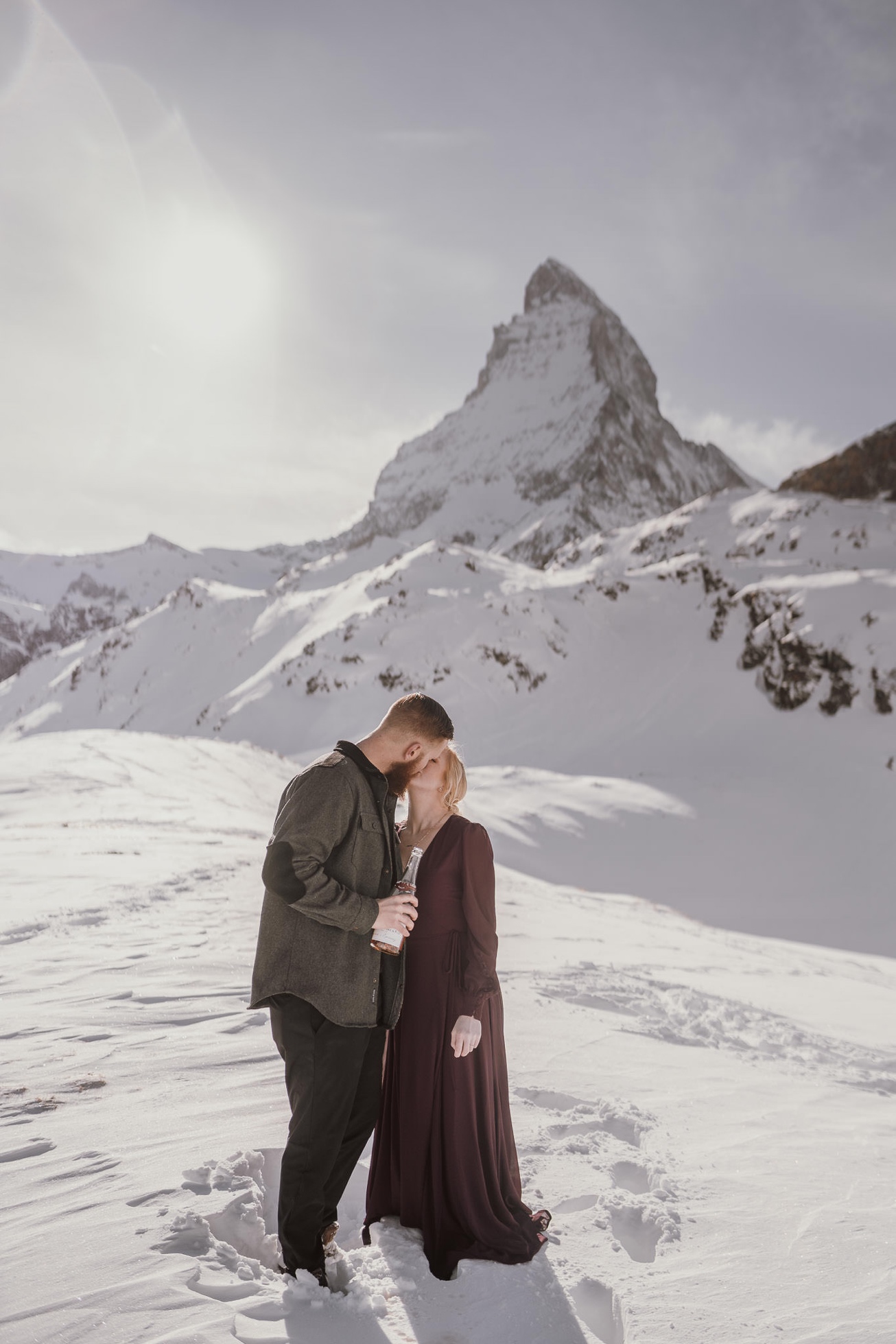 40 couple session matterhorn photographer elopement proposal