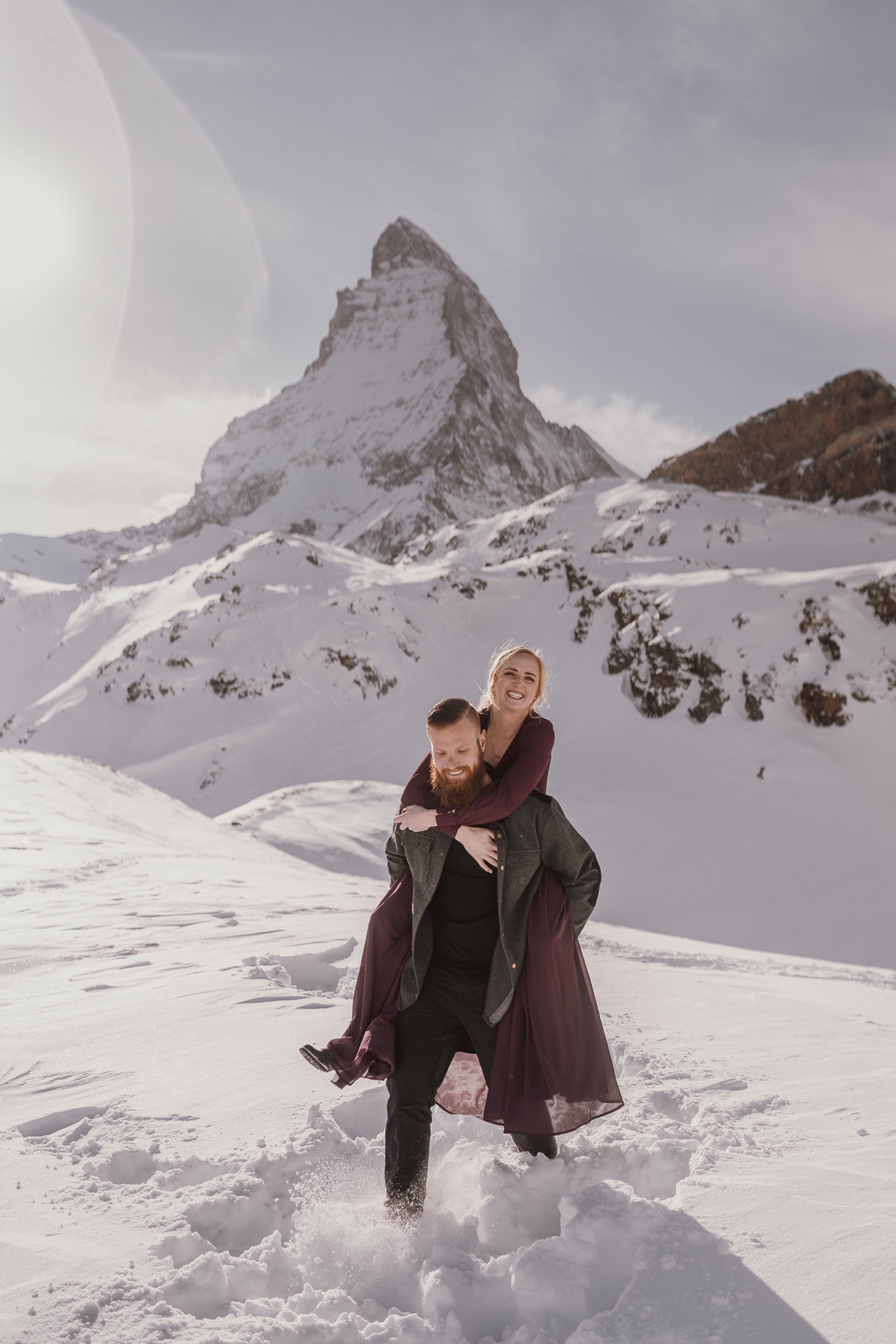 41 couple session matterhorn photographer elopement proposal