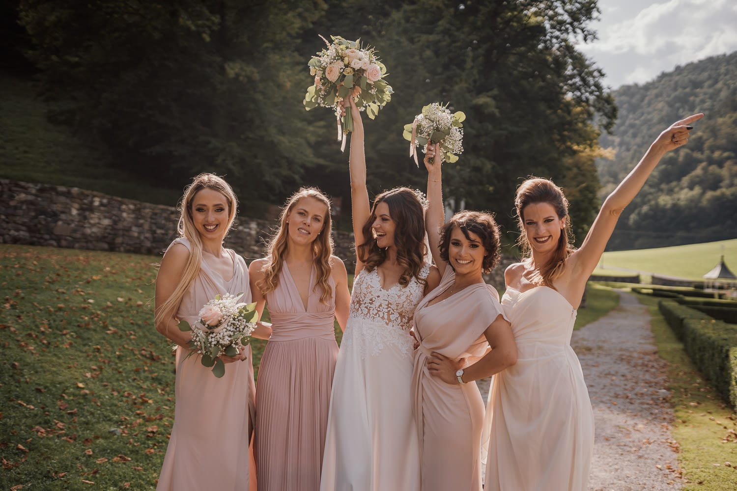 Slovenia Ljubljana Tivoli Svicarija Wedding Photographer