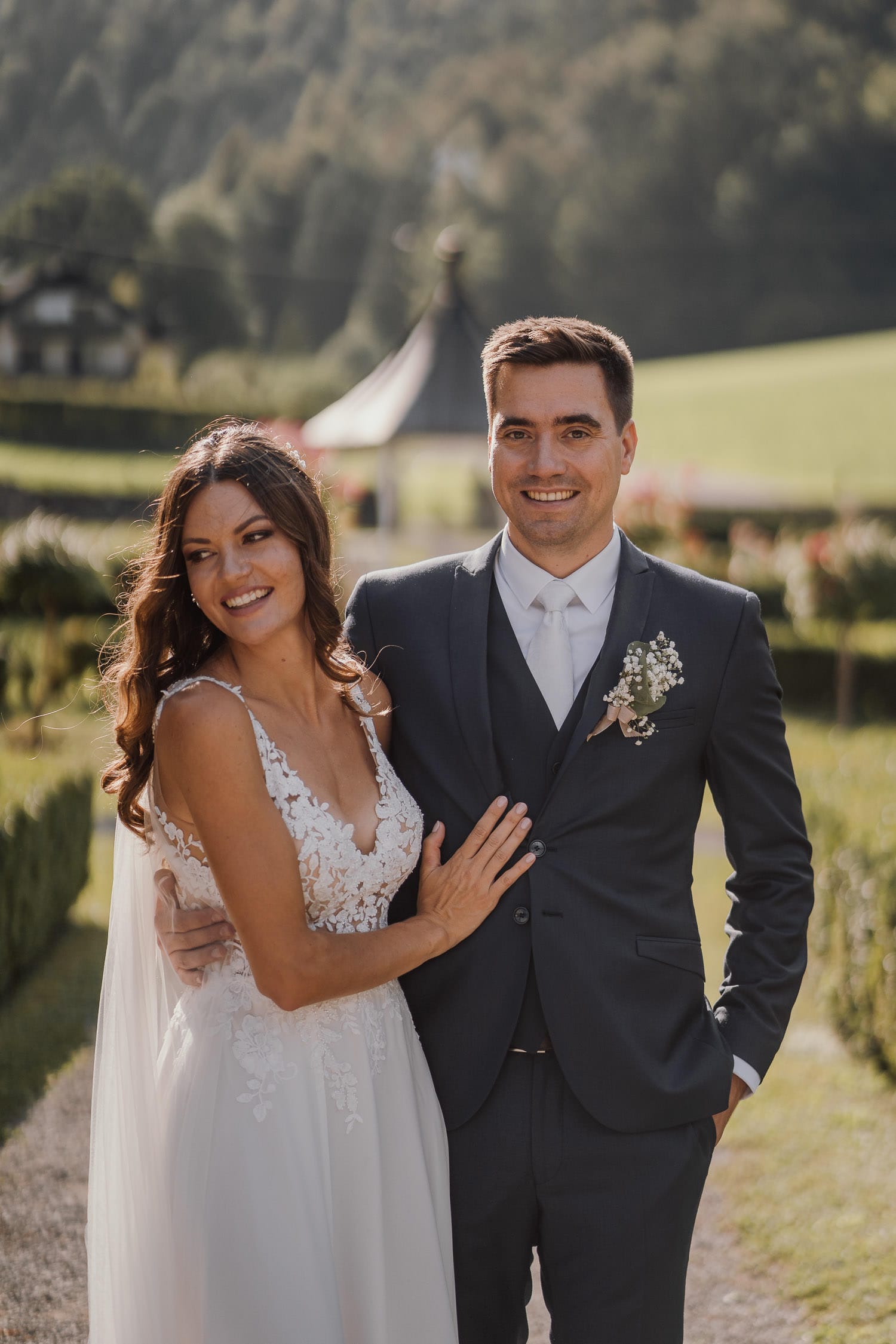 Slovenia Ljubljana Tivoli Svicarija Wedding Photographer
