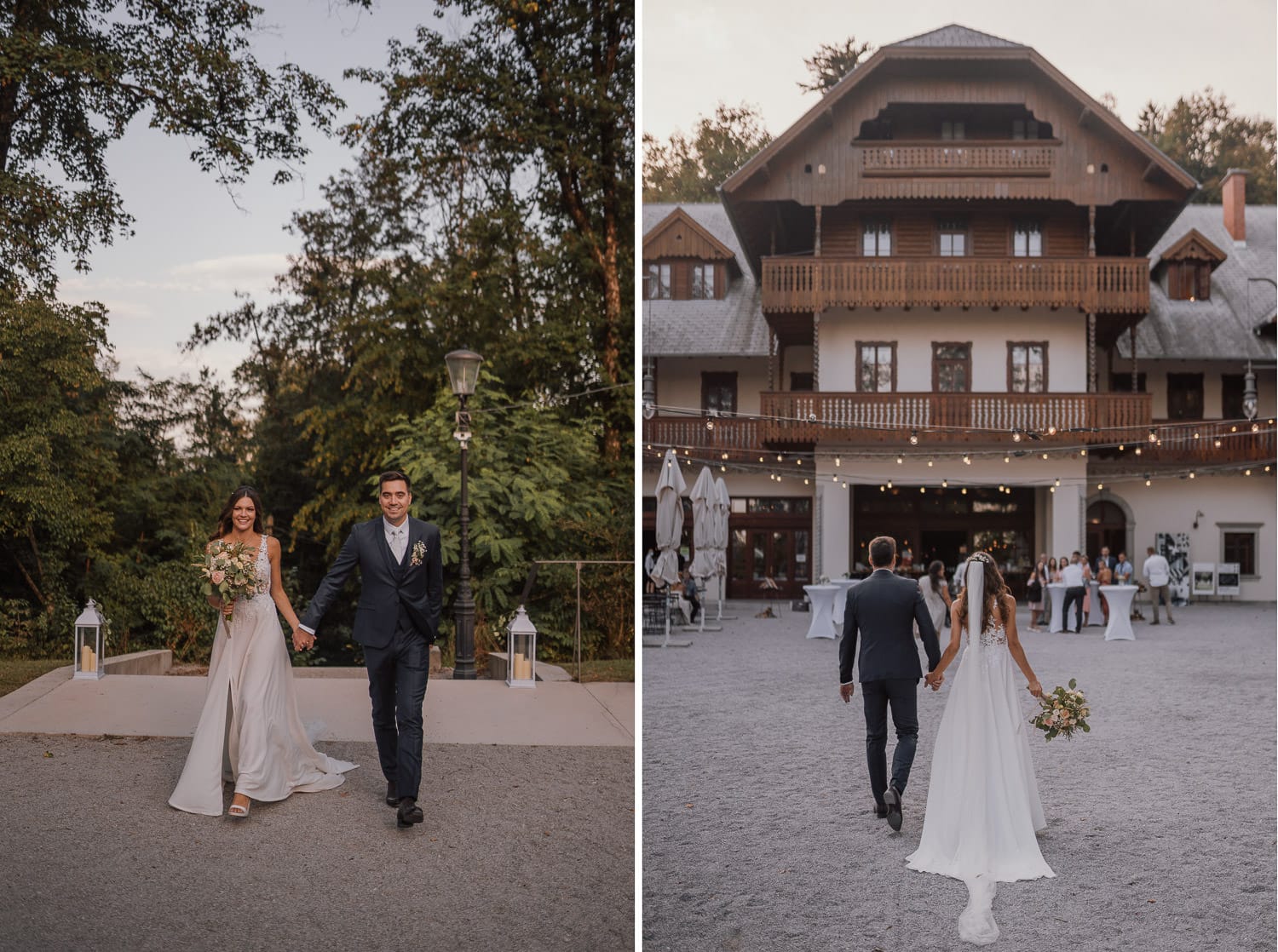 Slovenia Ljubljana Tivoli Svicarija Wedding Photographer