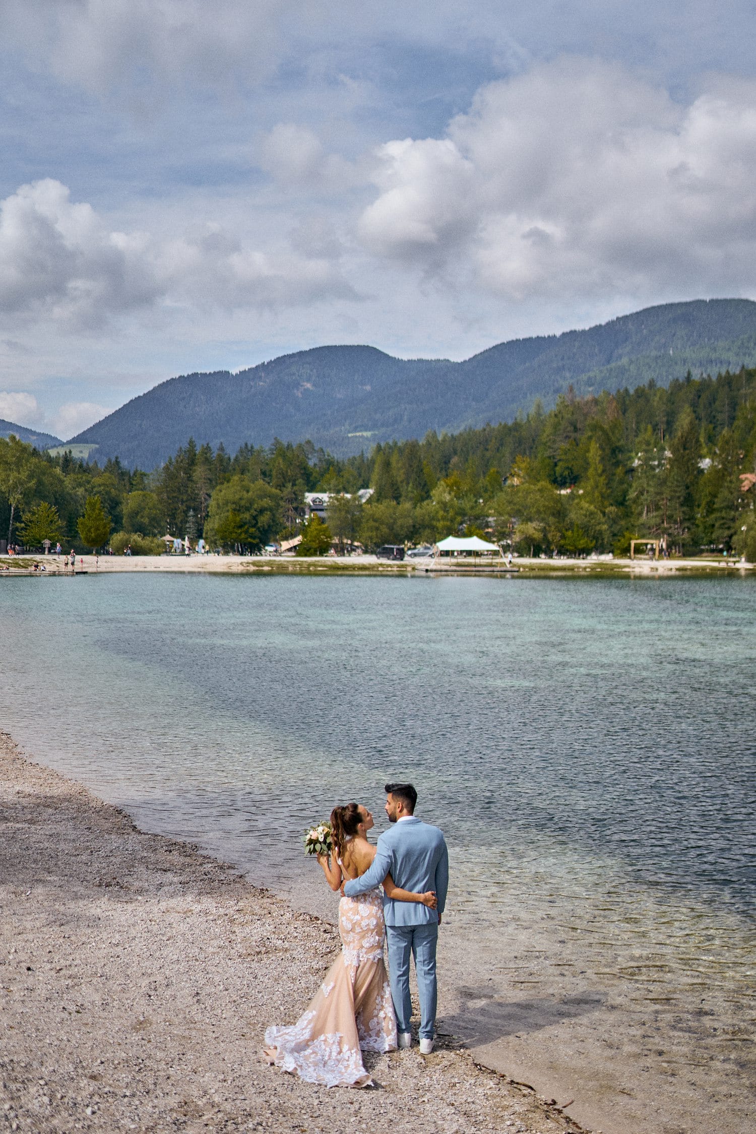 Kranjska Gora Lake Jasna Wedding Photographer