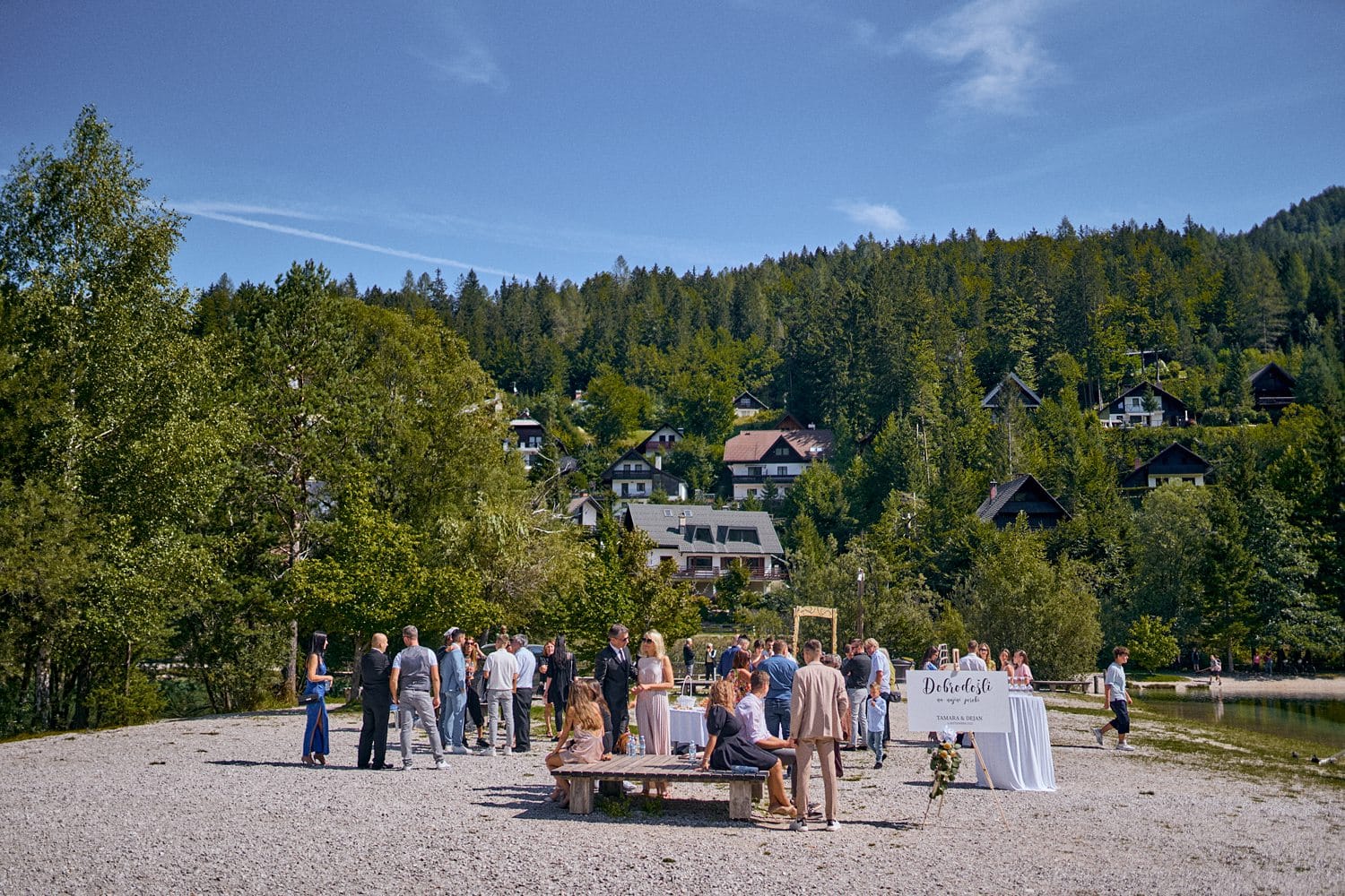 Kranjska Gora Lake Jasna Wedding Photographer