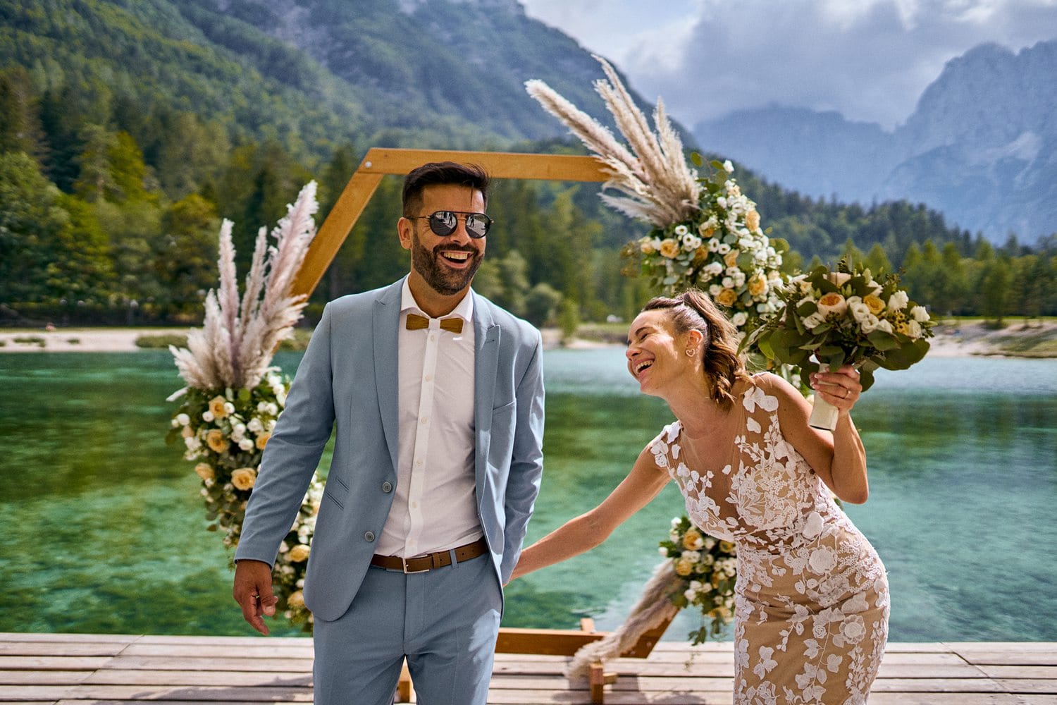 Kranjska Gora Lake Jasna Wedding Photographer